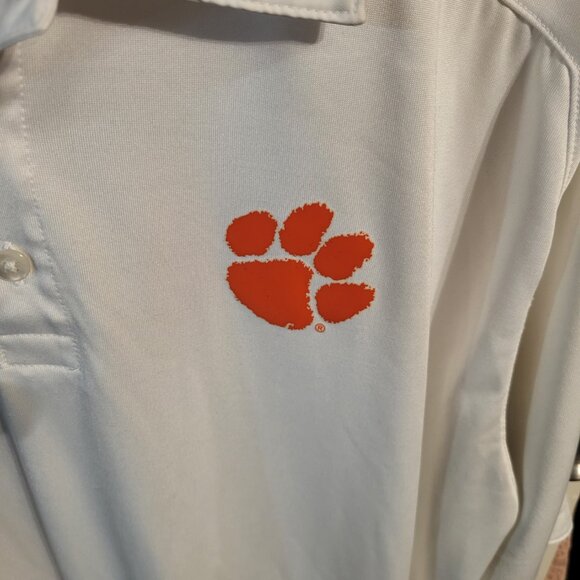 MENS NIKE CLEMSON POLO SHIRT SZ L - Picture 3 of 5